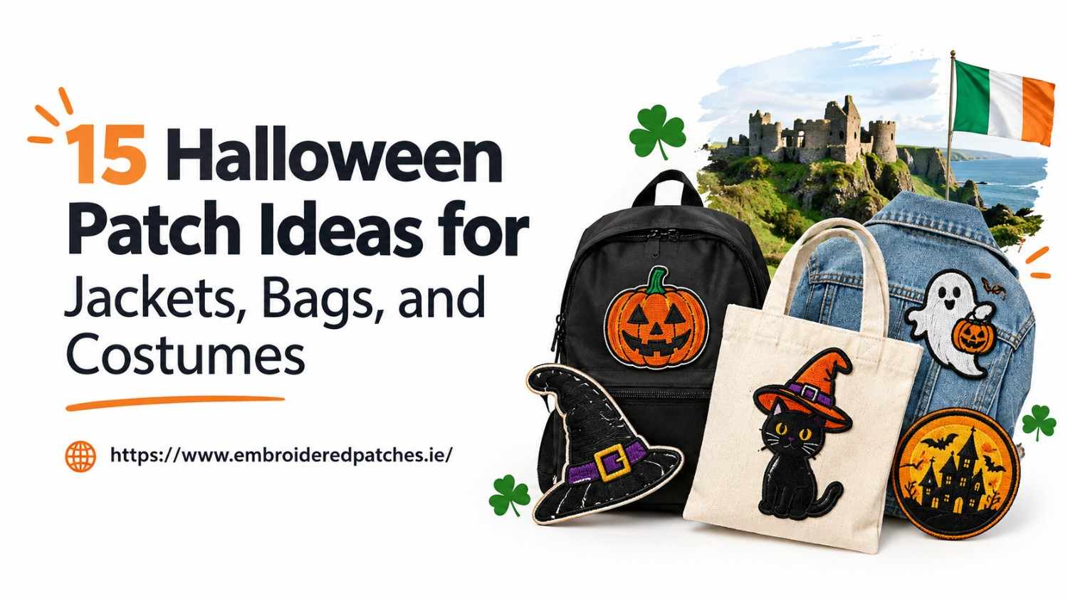 15 Halloween Patch Ideas for Jackets, Bags, and Costumes