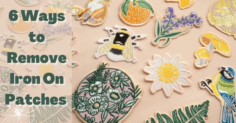 6 Ways to Remove Iron On Patches (Without Any Damage)