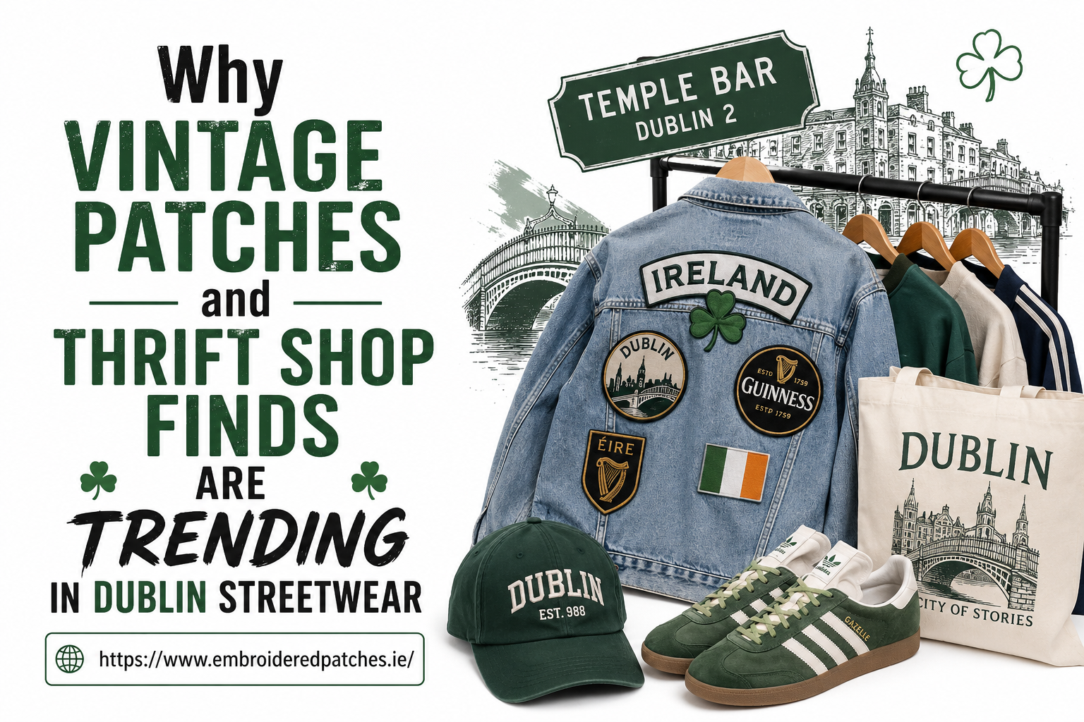 Why Vintage Patches and Thrift Shop Finds Are Trending in Dublin Streetwear